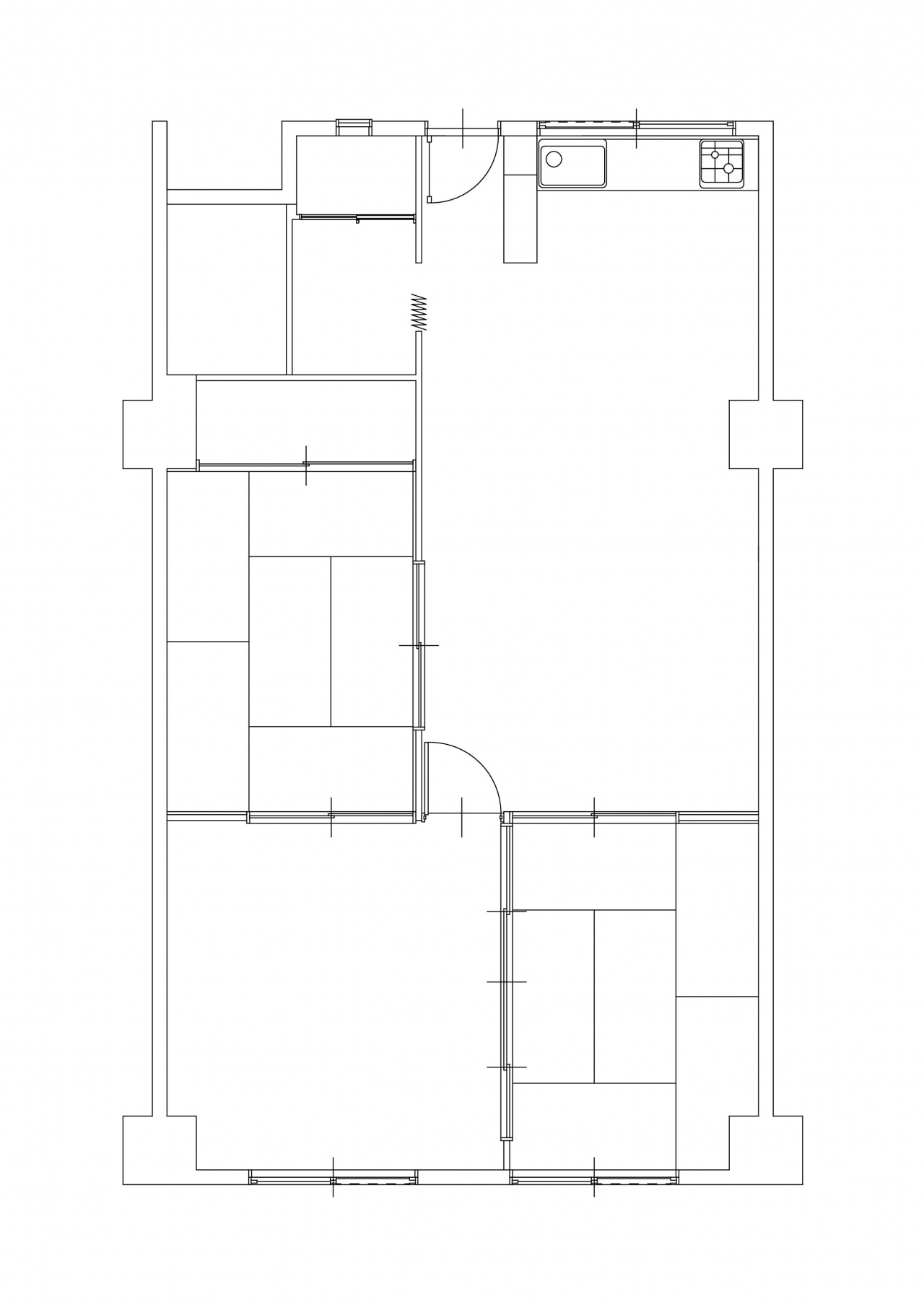 ﾒｶﾞﾛ図面B